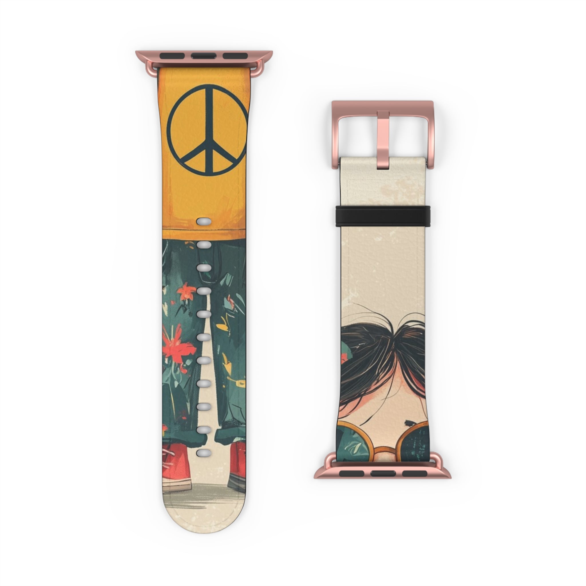 Peace Pigtails - Watch Band