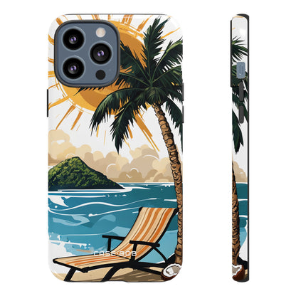 Sunny Palm Breeze iPhone 13 Pro Max Case - Tough
