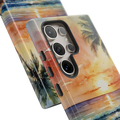 Sunset Palm Samsung S24 Ultra Case - Tough