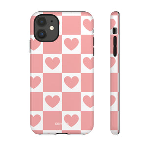 Love Checkered Harmony - iPhone Case