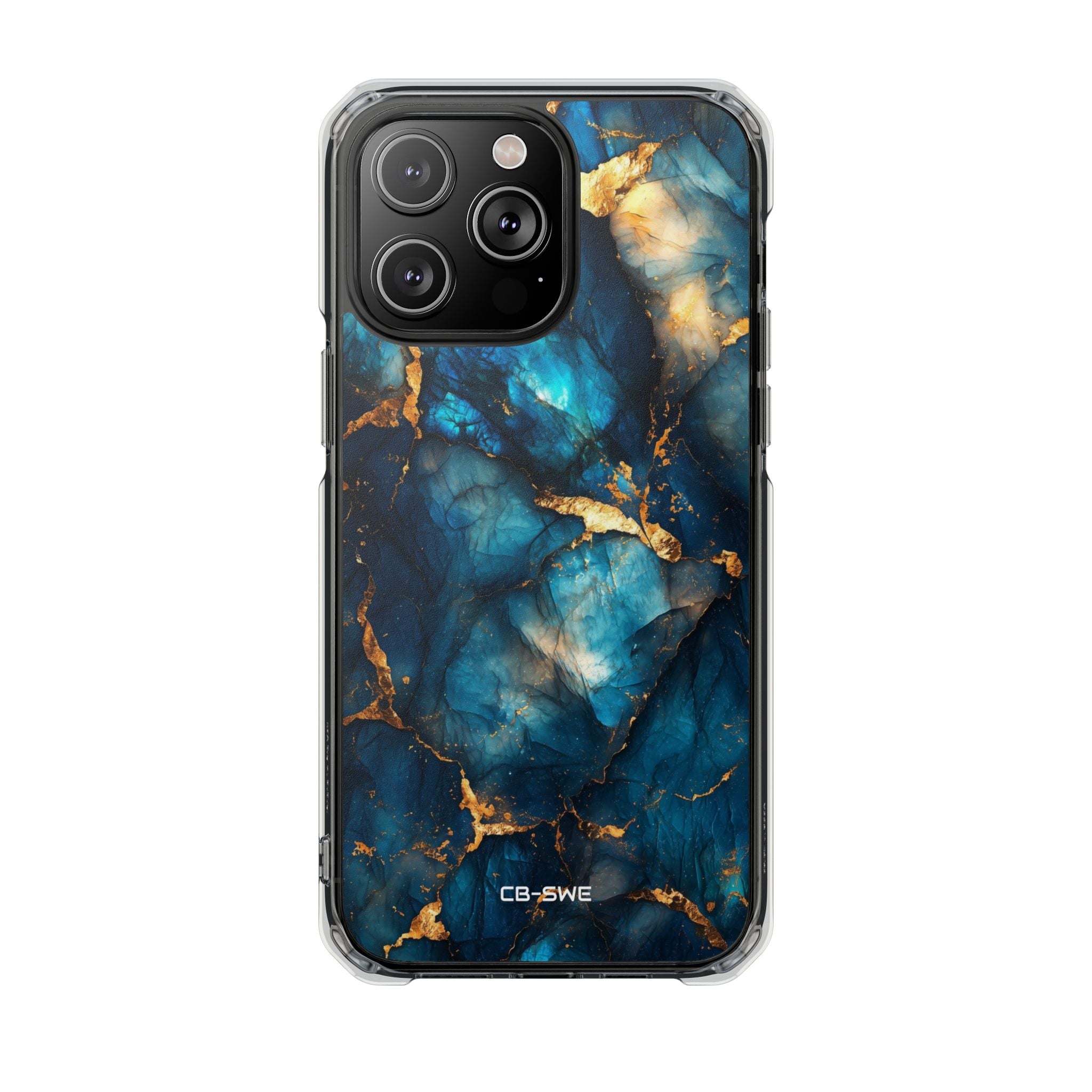Luminous Gold Veins iPhone Case - Impact