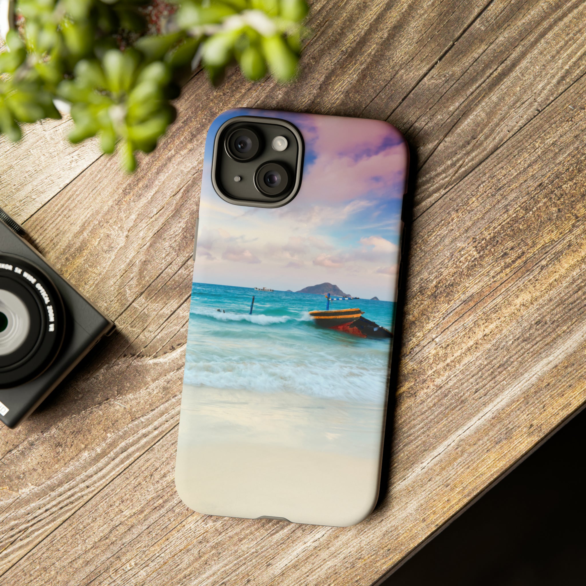 Sunset over Con Dao. Vietnam - Protective Phone Case