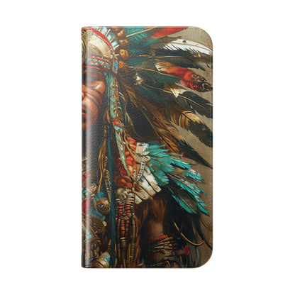 Veervogel Wachter - iPhone 15 Pro Case - Portemonnee