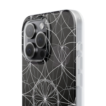 Radiant Petal Orbit iPhone 15 Pro Max Case - Soft