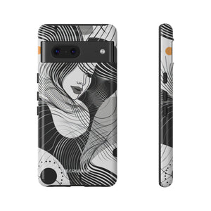 Fluid Noir Rhythm | Protective Phone Case for Google Pixel