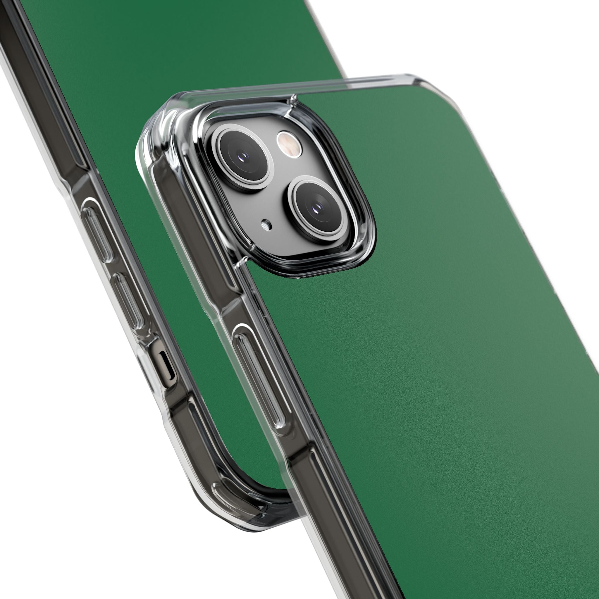 Dark Spring Green - Clear Impact Case for iPhone