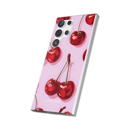 Glossy Cherry Burst Samsung S23 Ultra Case - Soft