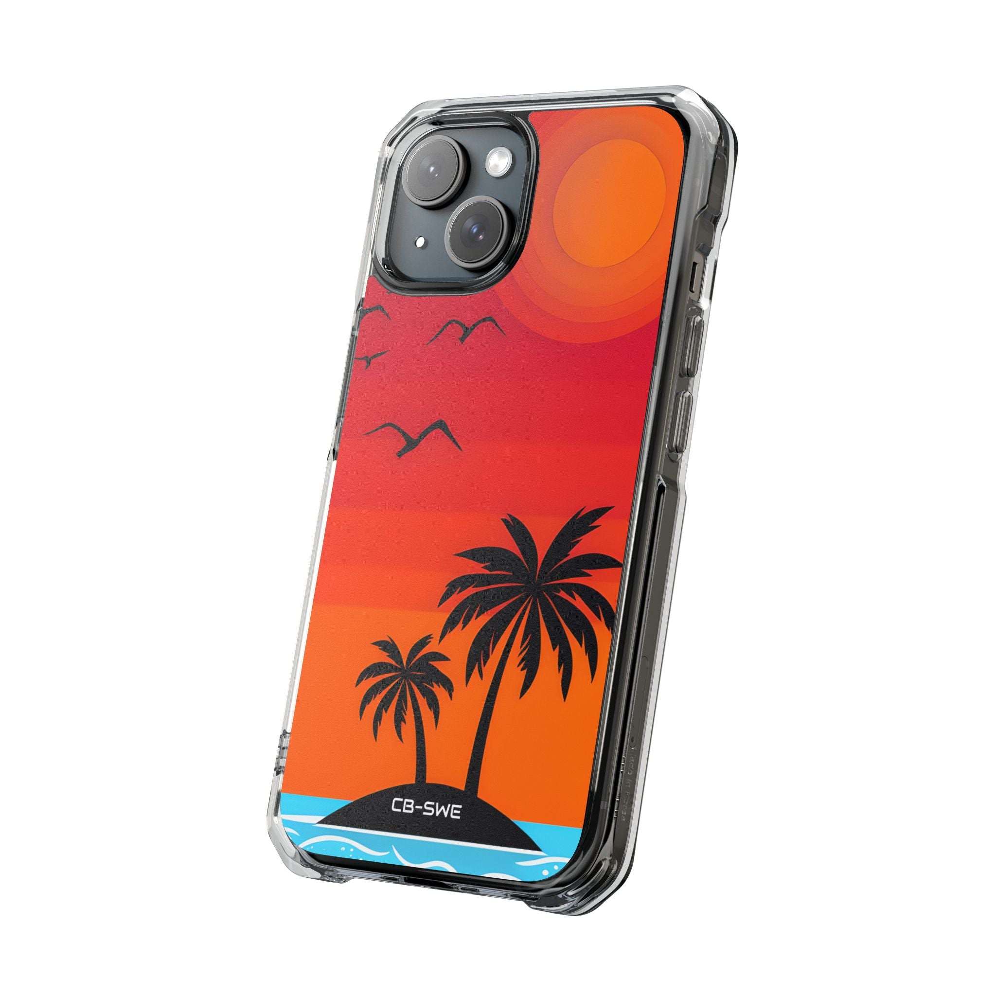 Summer Sunset Silhouettes iPhone Case - Impact