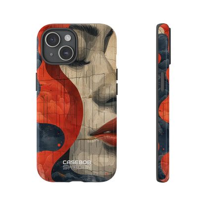 Crimson Flow Profile iPhone 15 - Resistente