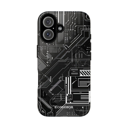 Circuitry Elegance: Futuristic Precision - for iPhone 16