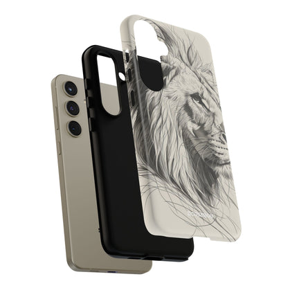 Majestic Lion: Minimalist Elegance - For Samsung S24