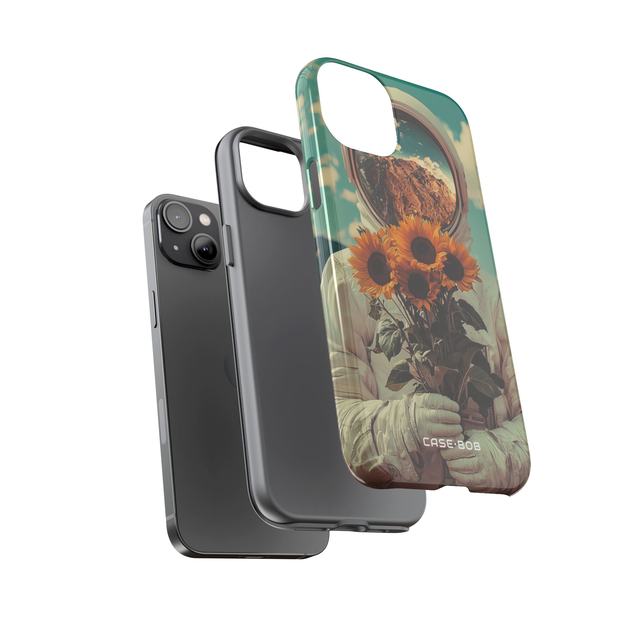 Sunflower Astronaut iPhone 14 Plus Case - Tough