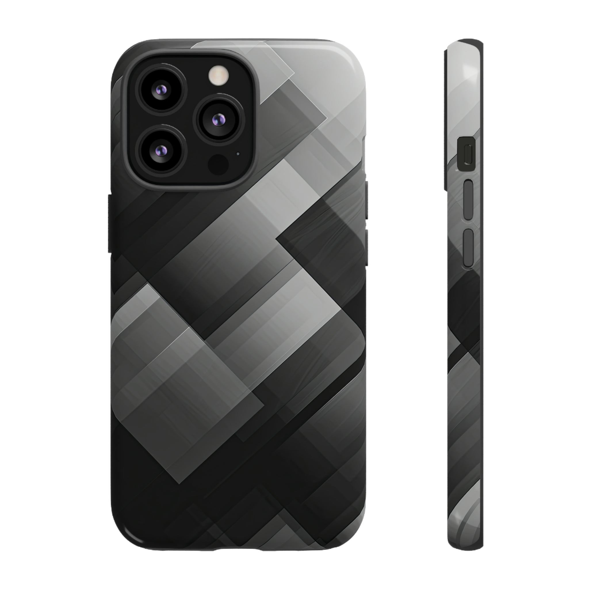 Gradient Grey Shades - Protective Phone Case