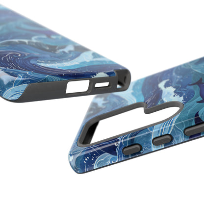 Dolphin Waves Samsung S25 Ultra Case - Tough