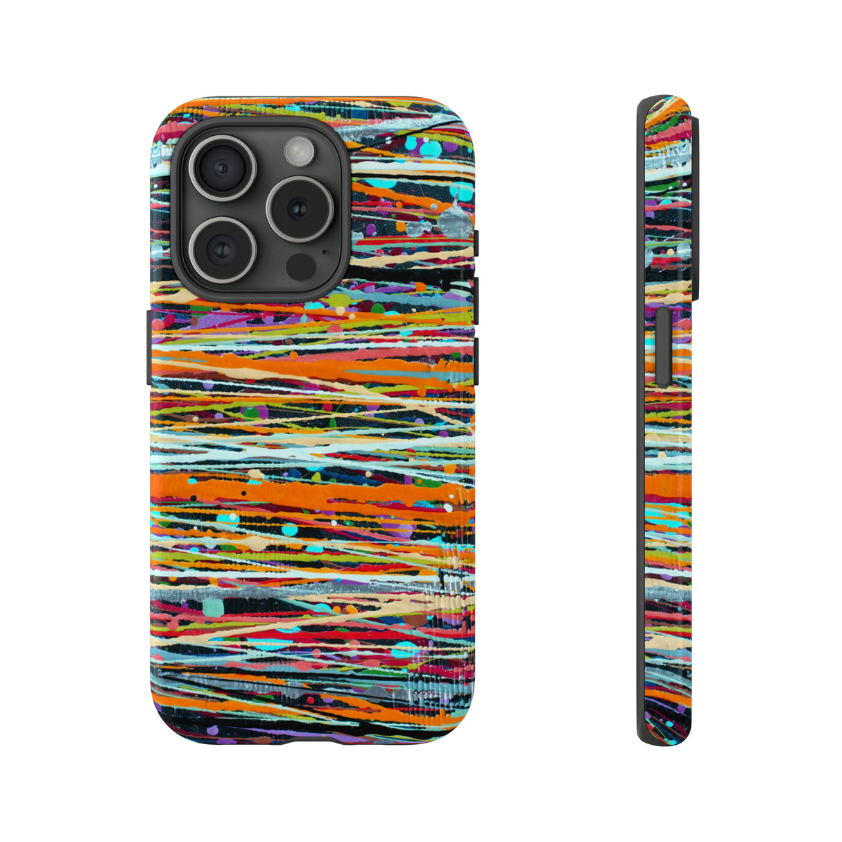 Oil painting - Stripe - Protective Phone Case