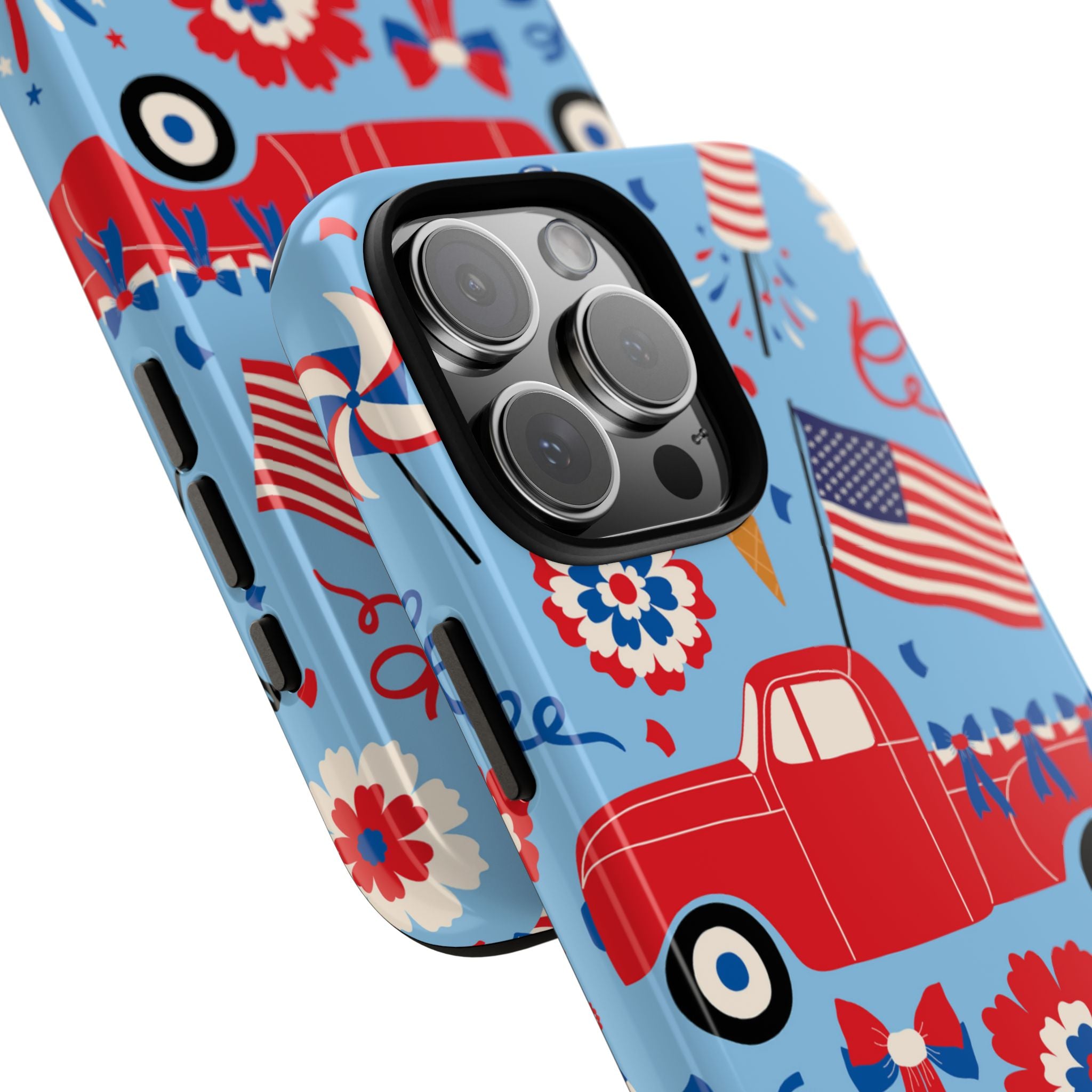 Festive Truck Parade - iPhone Case