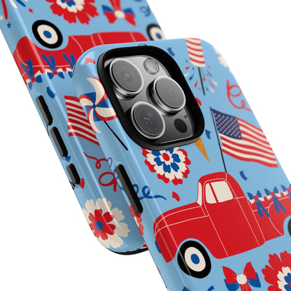 Festive Truck Parade - iPhone Case