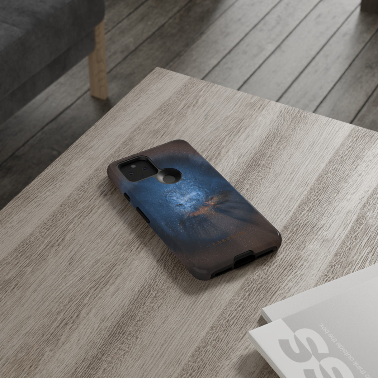 Blue Space Ink Art - Protective Phone Case