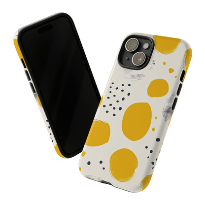 Dotted Yellow Simplicity - Protective Phone Case