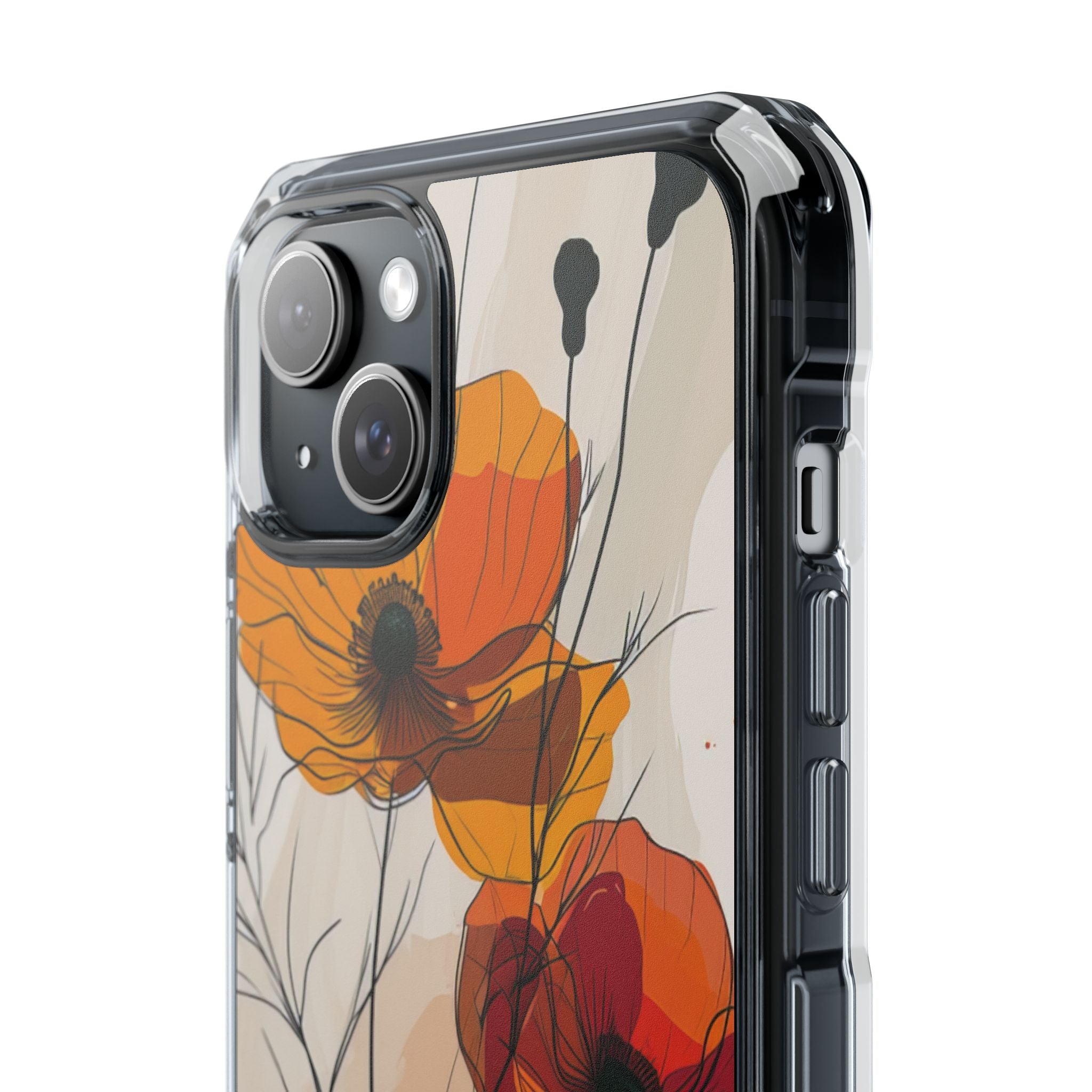 Golden Bloom Dance iPhone 15 - Impact Clear+