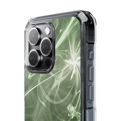Green Spirit Flow iPhone 15 - Impact Clear+