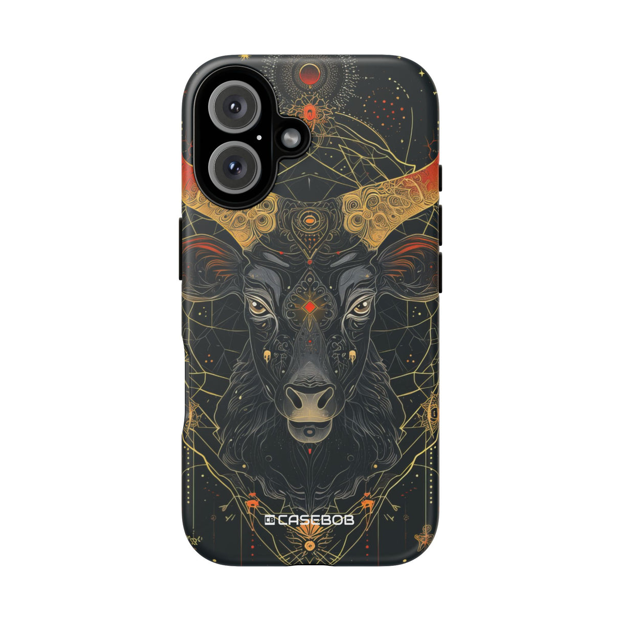 Mystical Bull: Cosmic Geometry - for iPhone 16