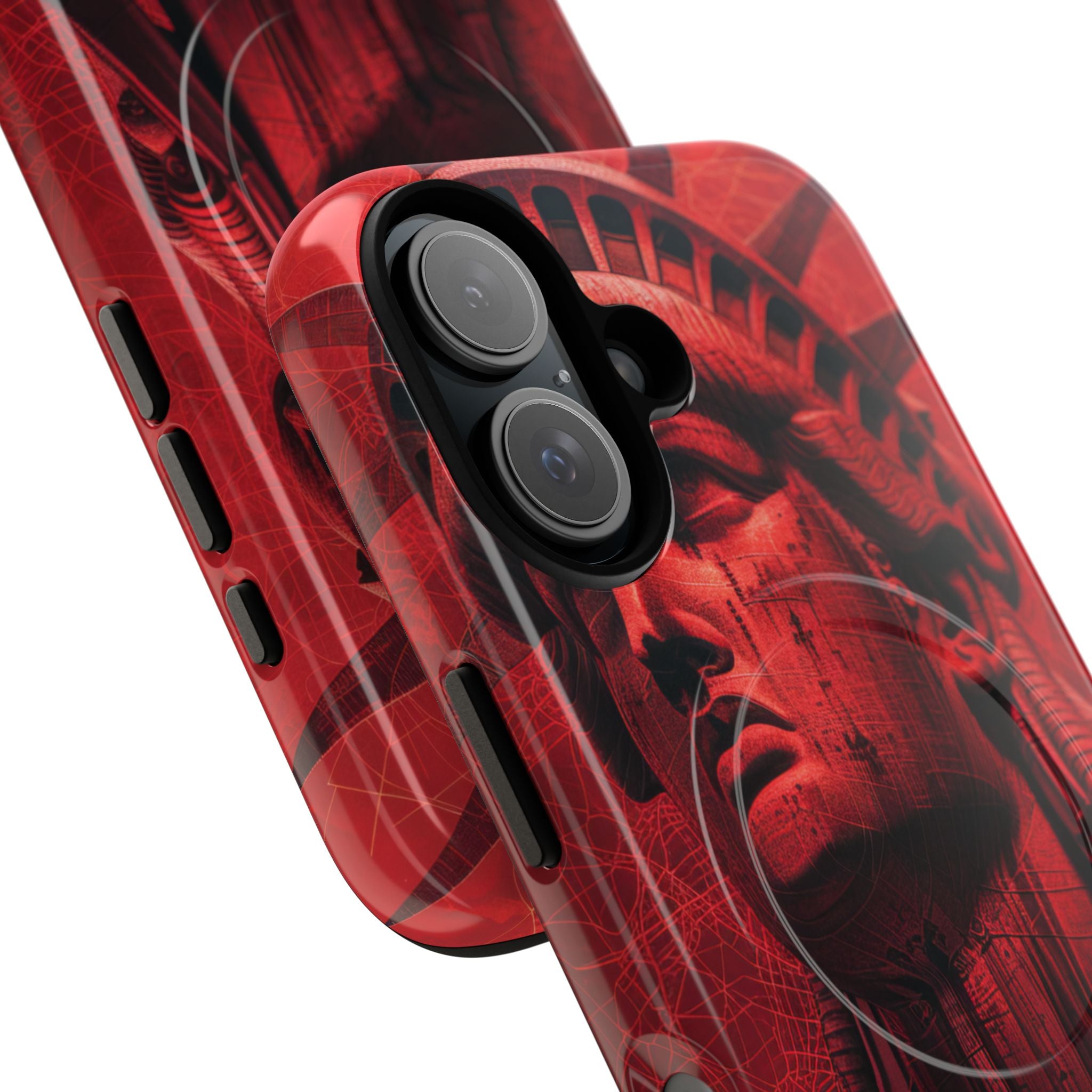 Zen Red Liberty Vision iPhone 16 | Tough+ Phone Case