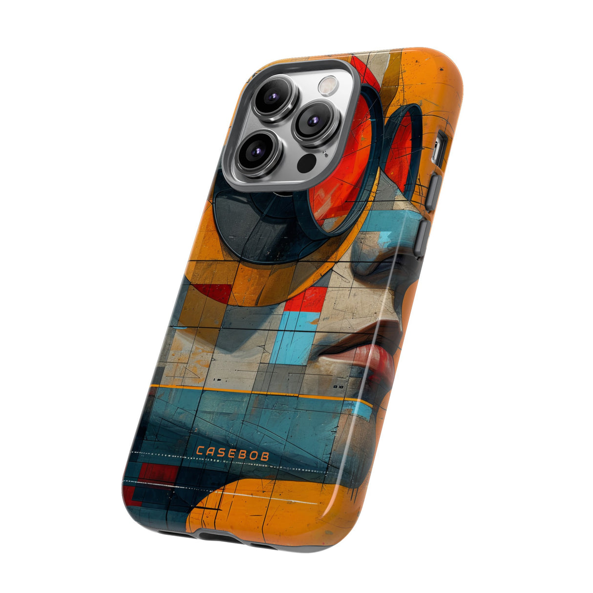 Cartoon Geometry Fusion - Protective Phone Case