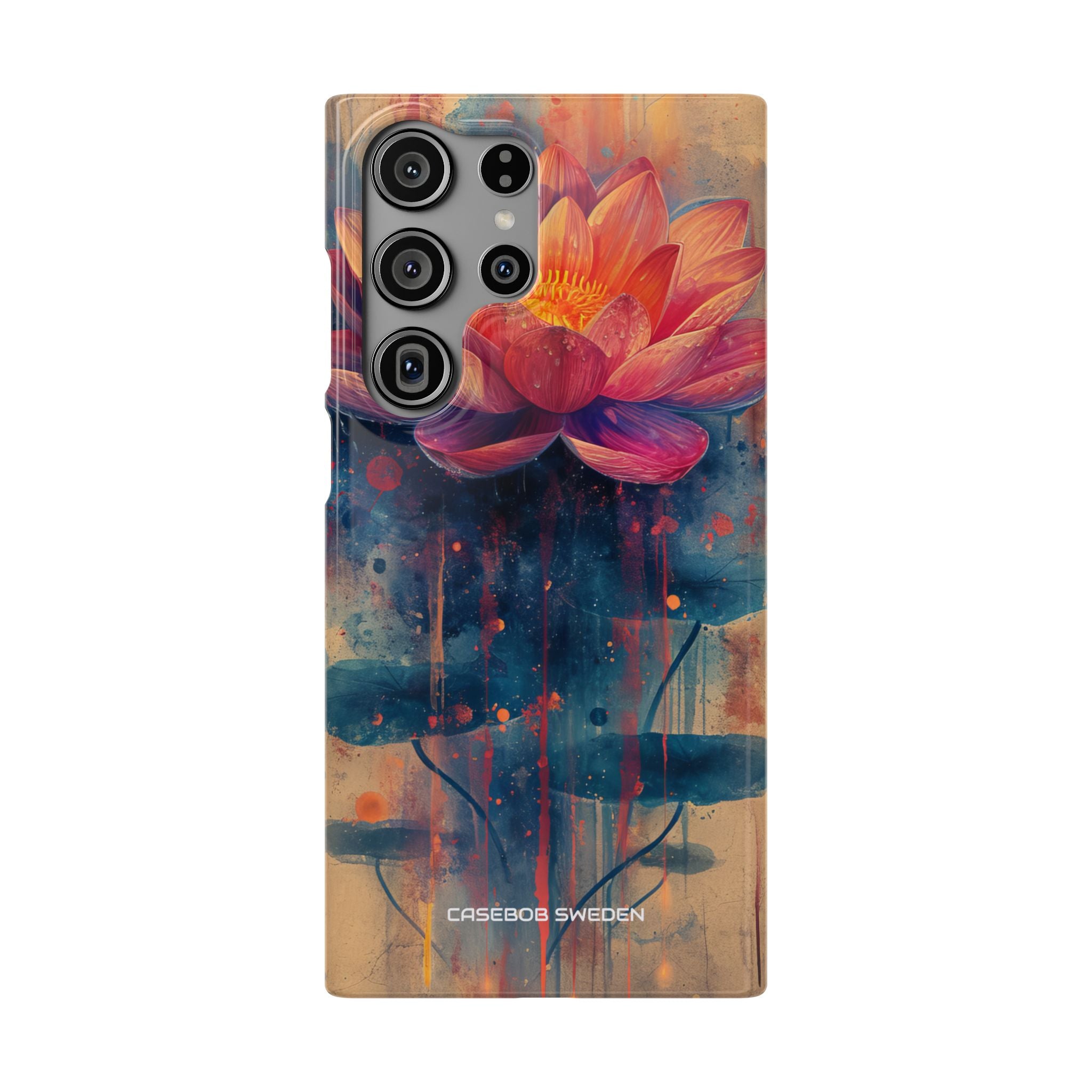 Lotus Blossom Art - Slim Samsung S23 Phone Case