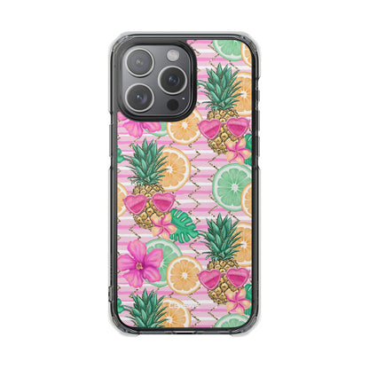 Tropical Fruits Dance iPhone Case - Impact
