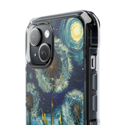 Dandelions Under Starlight iPhone Case - Impact