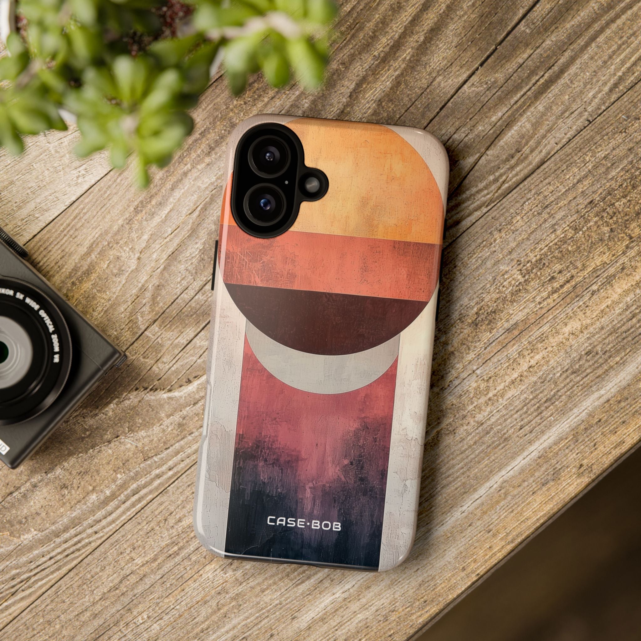 Bisected Horizon iPhone 16 Plus Case - Tough