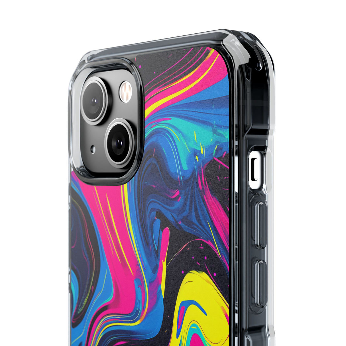 Pantone Neon Patterns | Handyhülle für iPhone (Clear Impact Case – magnetisch)