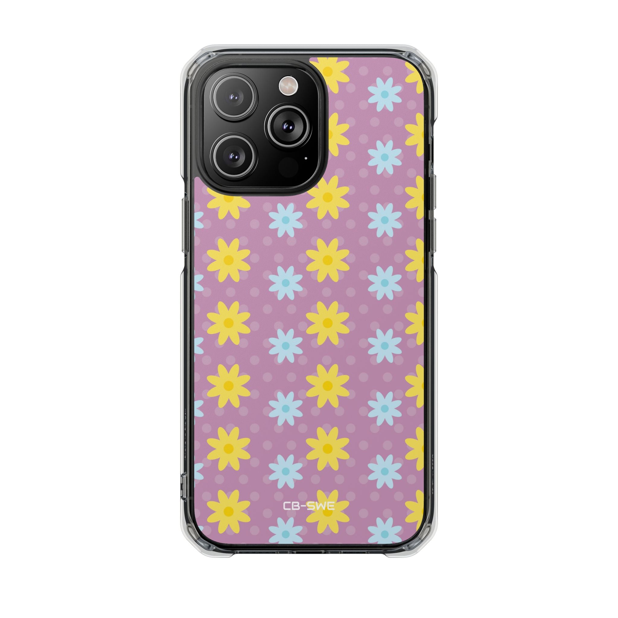Flower Dots Dance iPhone Case - Impact