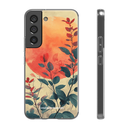 Orange Sun Harmony - Flexi Samsung S22 Phone Case