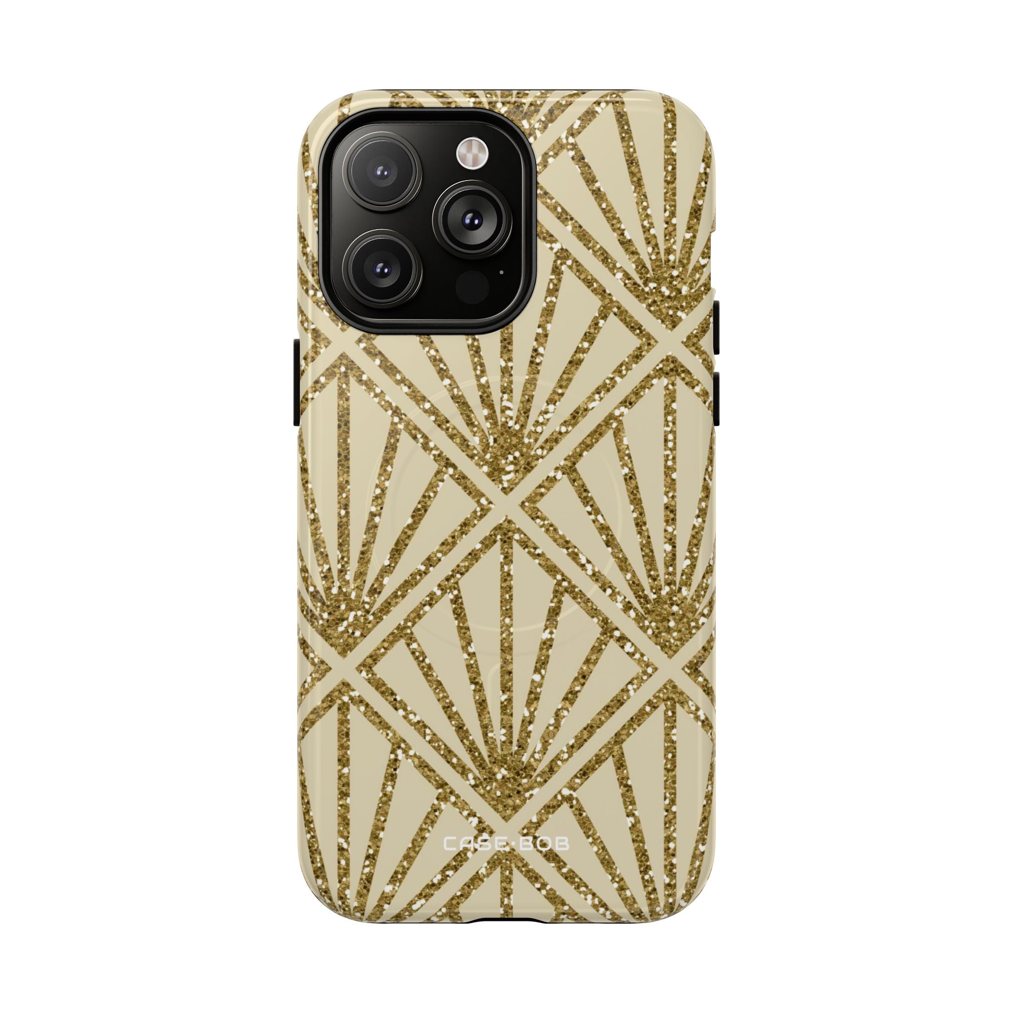 Gold Diamond Radiance iPhone 14 Pro Max Case - Tough+