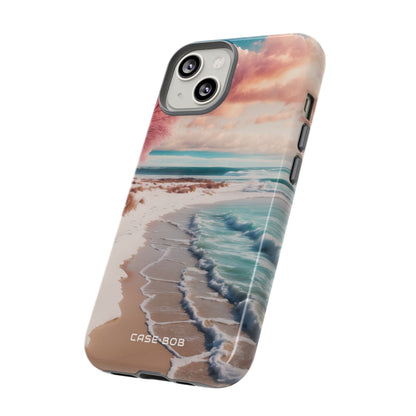 Pink Tree Breeze iPhone 14 Case - Tough