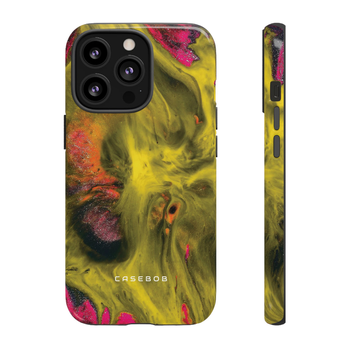 Yellow Ink Art - Protective Phone Case