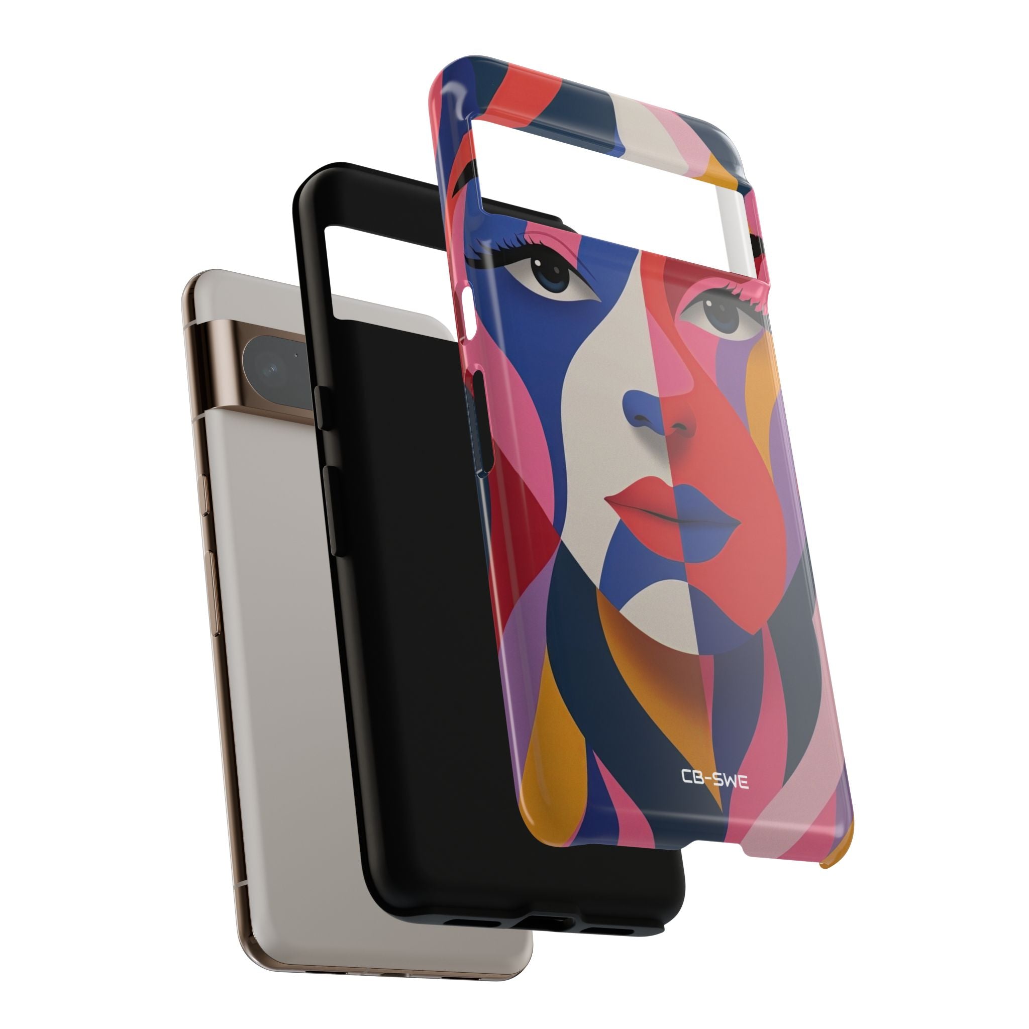 Color Swirls Embrace - Google Pixel Case