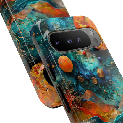 Celestial Ember Google Pixel 9 Pro XL Case - Tough