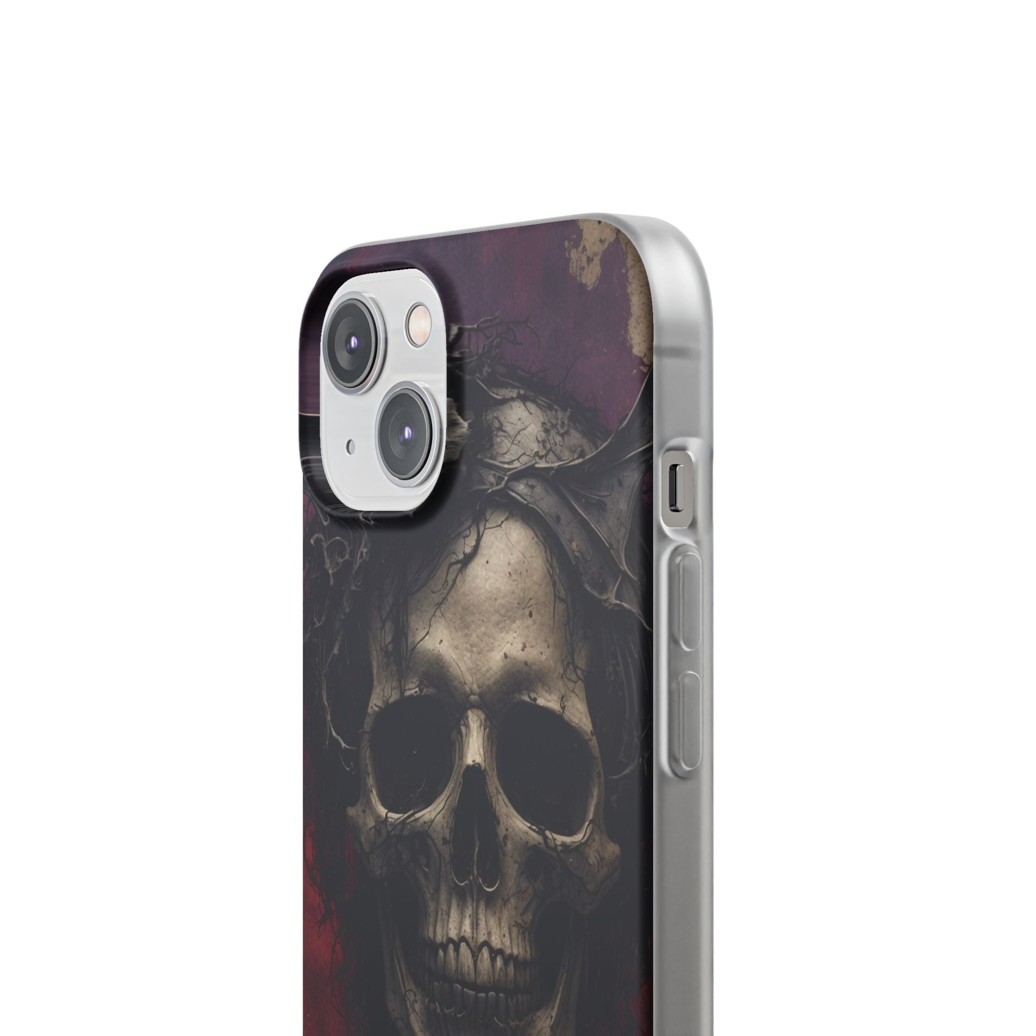 Gothic Skull Crown iPhone 14 Case - Soft