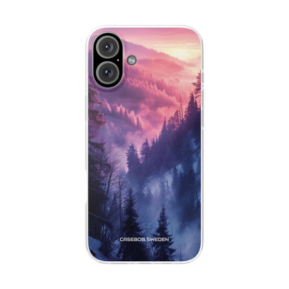 Misty Forest Serenity - Flexi iPhone 16 Phone Case