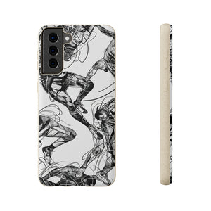 Dynamic Athletic Surrealism | Biodegradable Phone Case