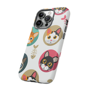 Cats Fishbone - Protective Phone Case