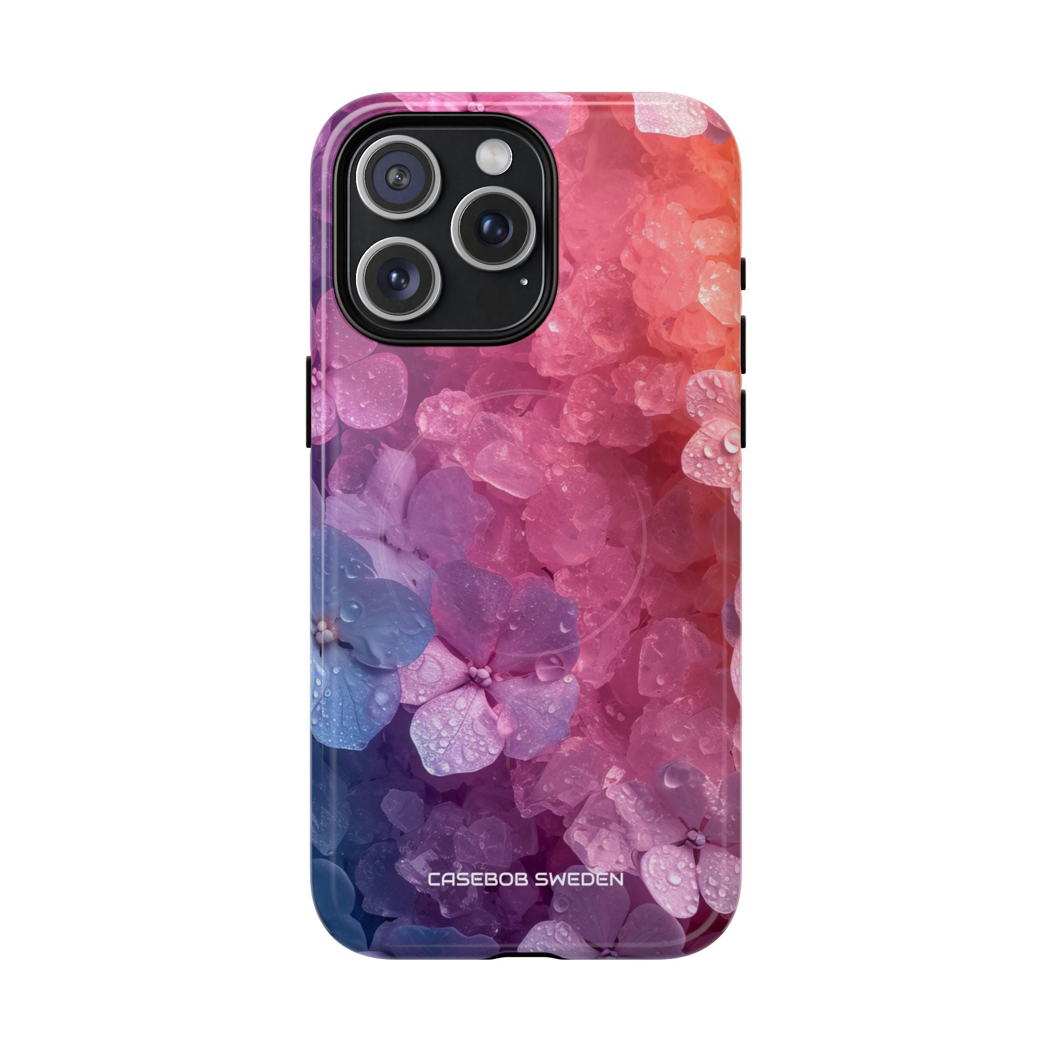 Floral Chill Blooms - Tough + MagSafe® iPhone 15 Phone Case