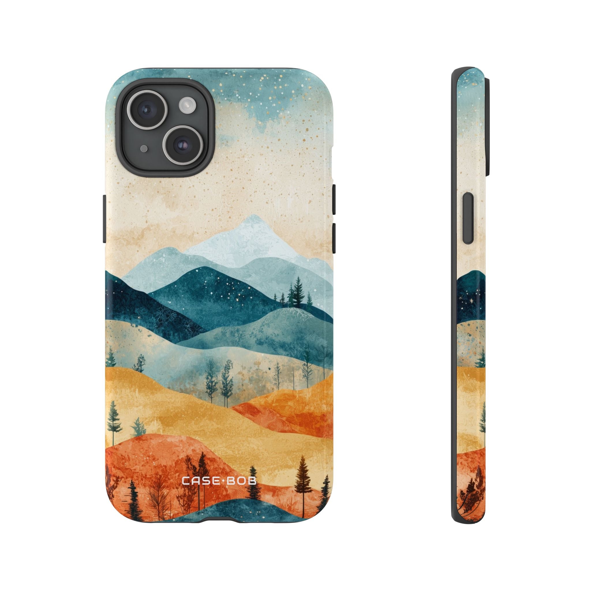 Moonlit Mountains iPhone 15 Plus Case - Tough