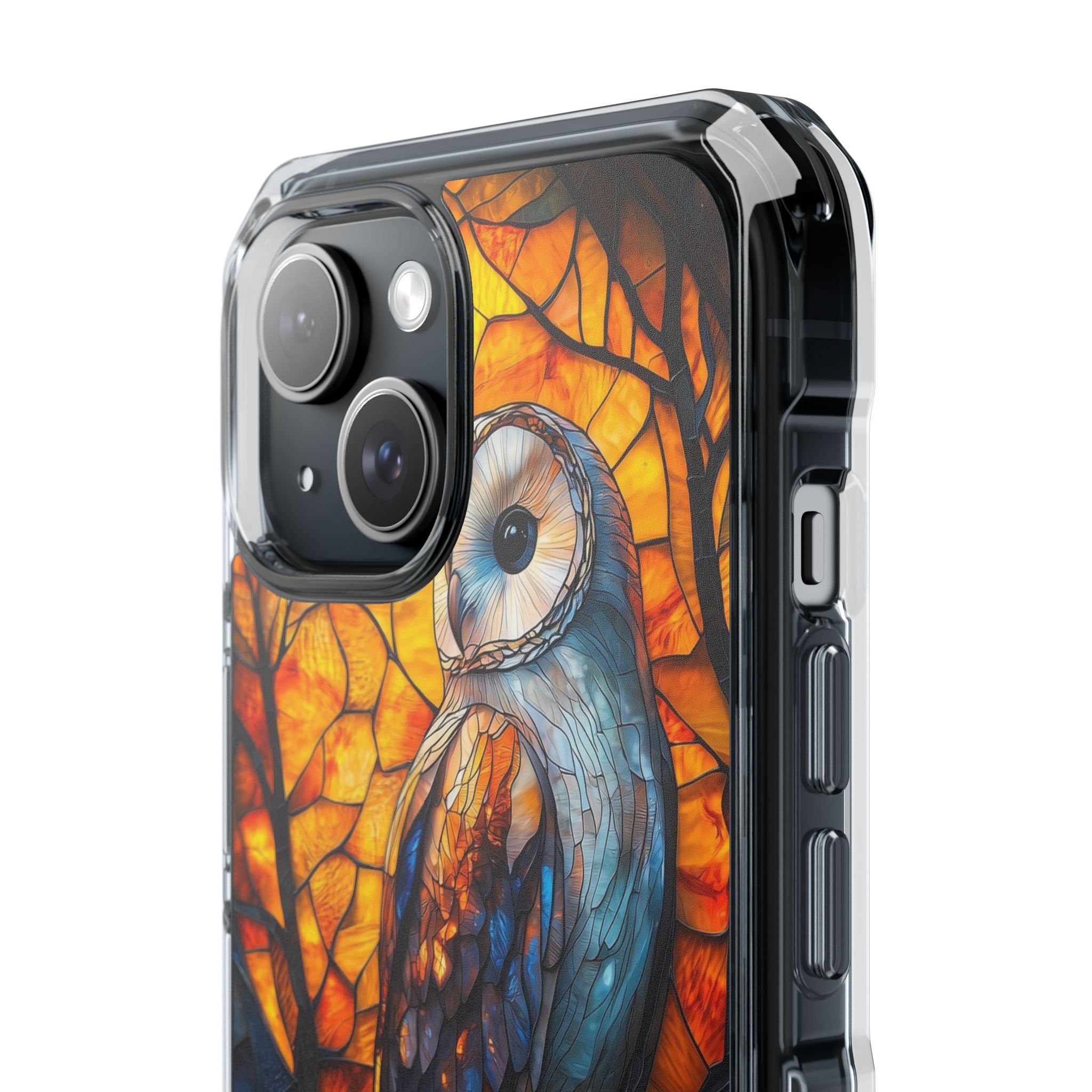 Owl Gazes Moonlight iPhone Case - Impact