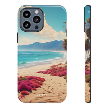 Footprints Trace Sand - iPhone Case