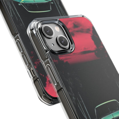 Retro Futuristic Nightscape iPhone Case - Impact
