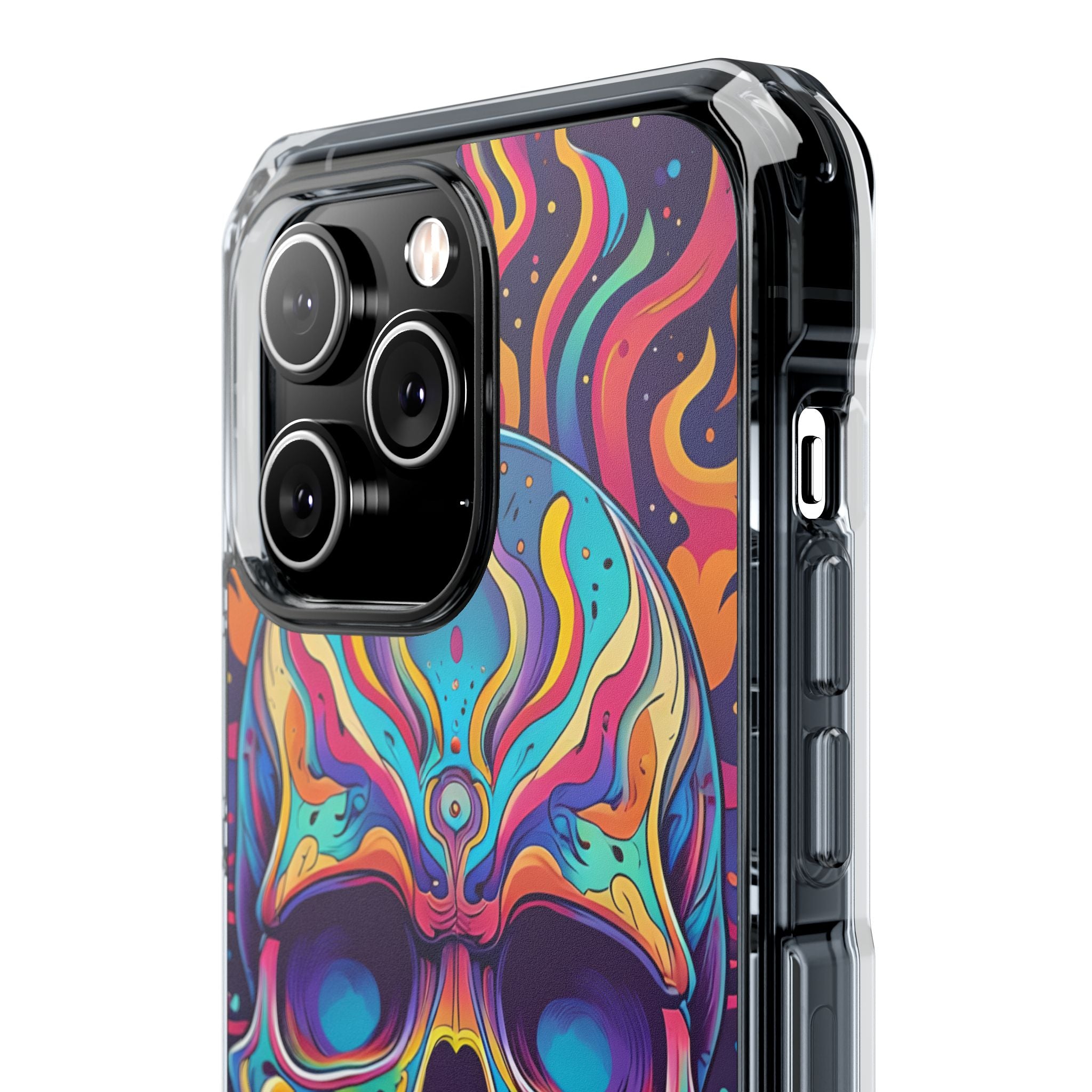 Flaming Skull iPhone 14 Pro Max Case - Impact